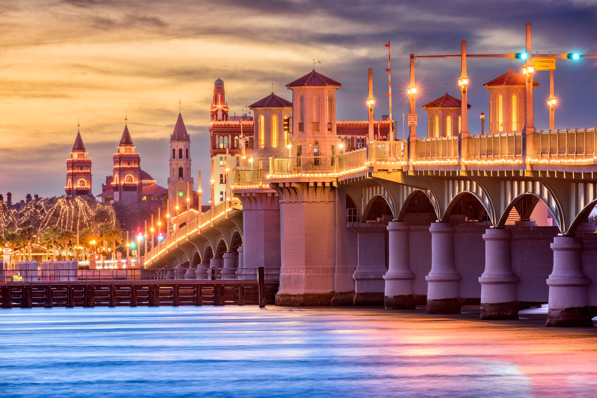 bridge in small town