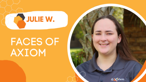 Julie on the Axiom team