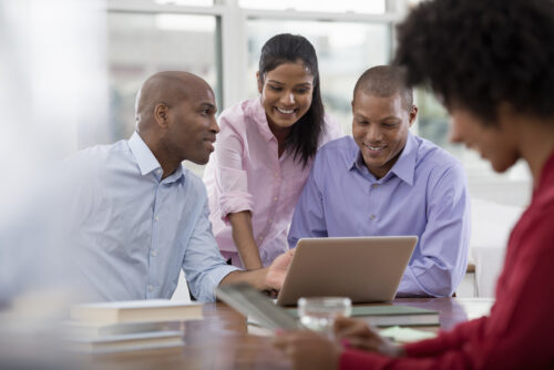 business employees training on how to keep data safe and secure for their company